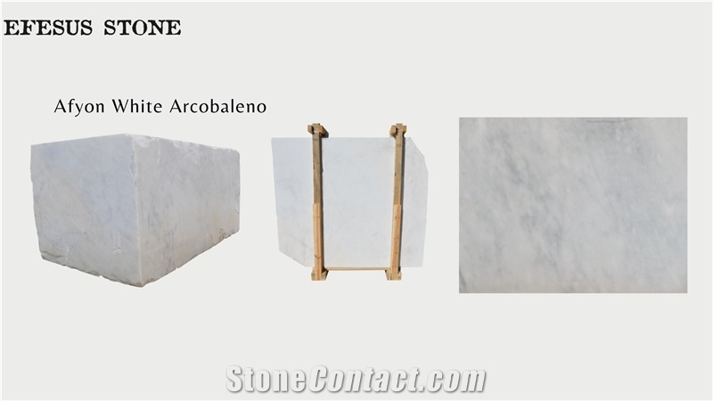 Afyon White Marble - Afyon White Arcobaleno Marble