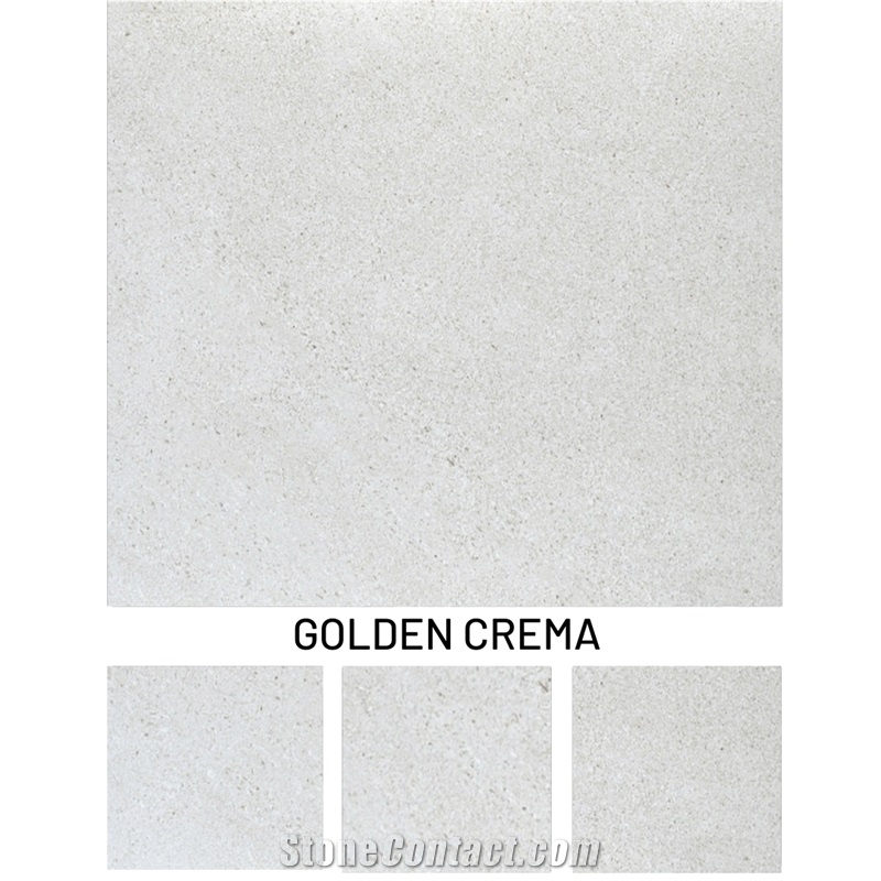Limra White Limestone - Golden Crema Limestone