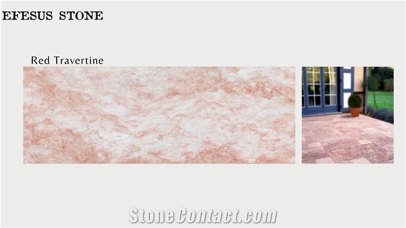 Red Travertine Collection