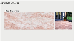 Red Travertine Collection
