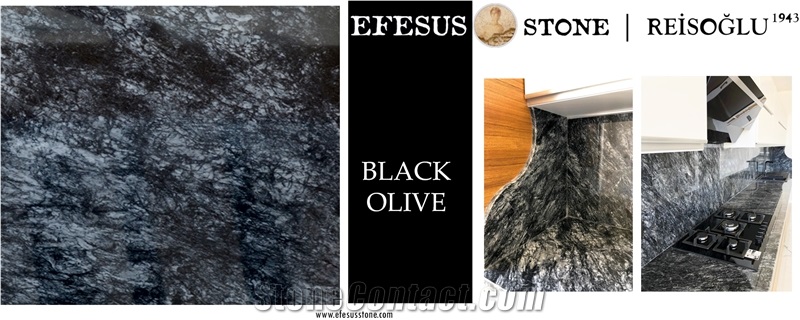 Turkish Black Marble - Black Olive Marble