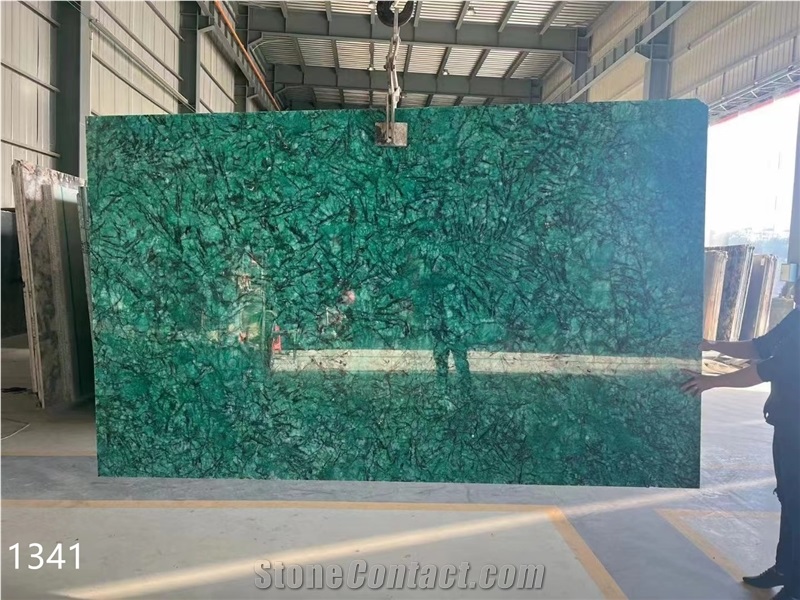 Brazil Green Peacock Granite Verde In China Stone Market
