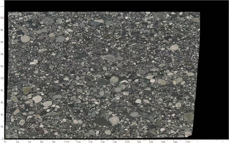 Morgan Black Granite Marinace Nero Slab In China Market