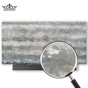 Artificial Stone 6023 Cloudy White Quartz Concrete