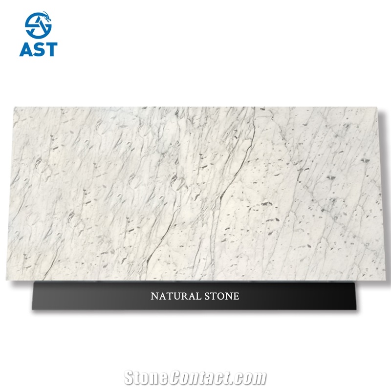 Hot Sale Delicate White Marble Statuary With Grey Vein
