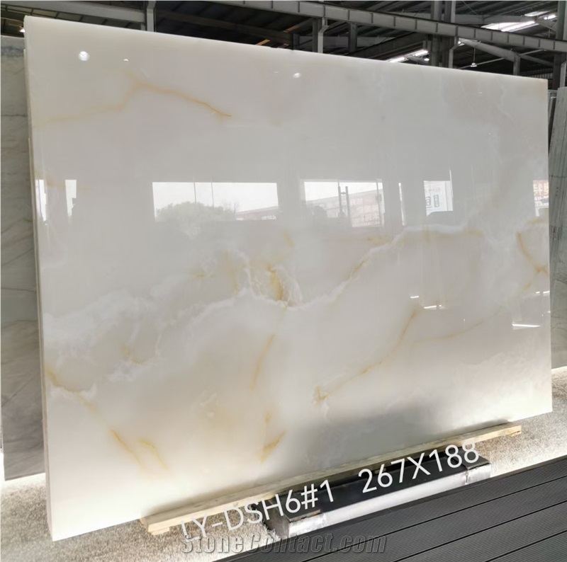 Luxury House Decor Golden Jade Marble Big Slab Marble Tiles