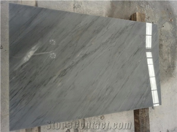 Polished Bardiglio Nuvolato Grey Marble Big Slab