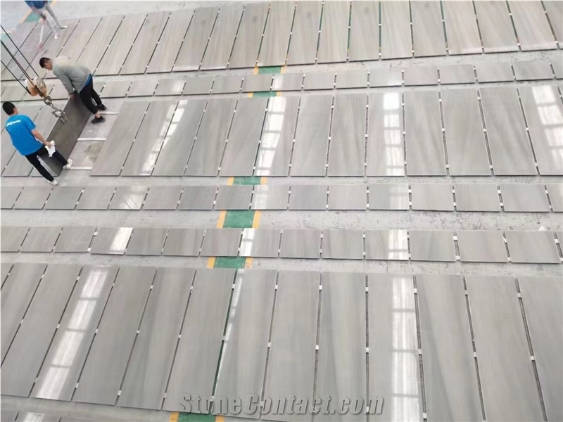 China Strong Natural Lyon Grey Quartzite Slab Tile For Hotel