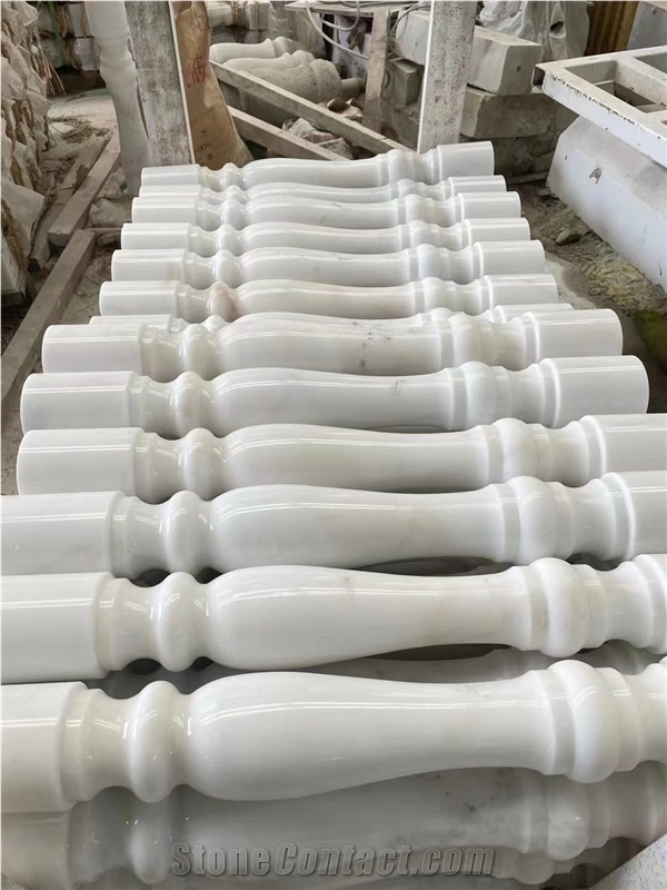 China White Marble Railing Balustrades Good Price