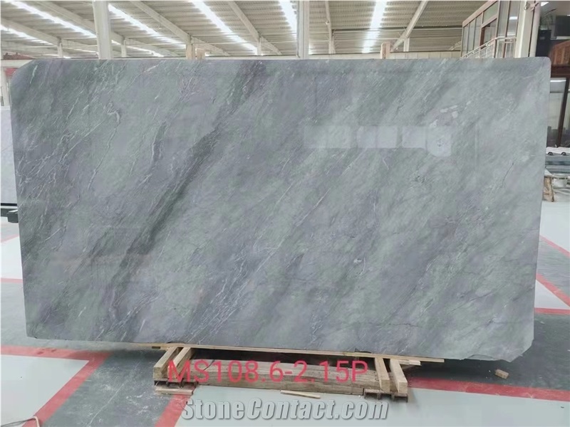Hot Blue Grey Marble For 5 Star Hotel Floor Wall