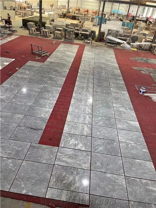 NEW HOT GREY MARBLE SLAB For Floor Hard Material