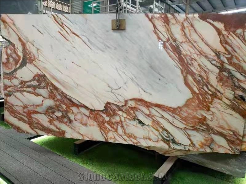 NEW HOT Provence White Marble With Gold Line