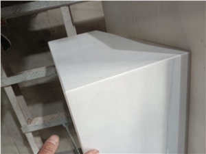 White Marble Domolite Vanity Top Polish High Quality