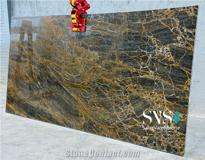 Golden Brown Marble