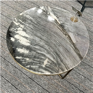 Luxury Custom Size Home Furniture Marble Round Coffee Tables