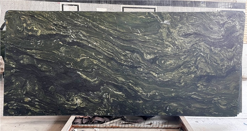 Green Birjand Granite Slabs