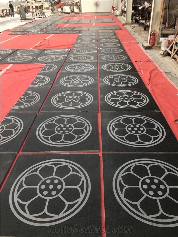Exotic Imported Stone Floor Tile Hyvinkaeae Black Wall Tile