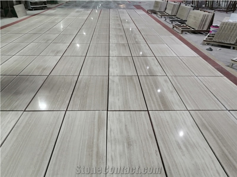 Fluted Marble Wall Tile Stone White Wood Bathroom Tile from China