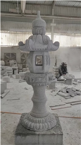 Landscaping Design Stone Lantern Granite Garden Lamps