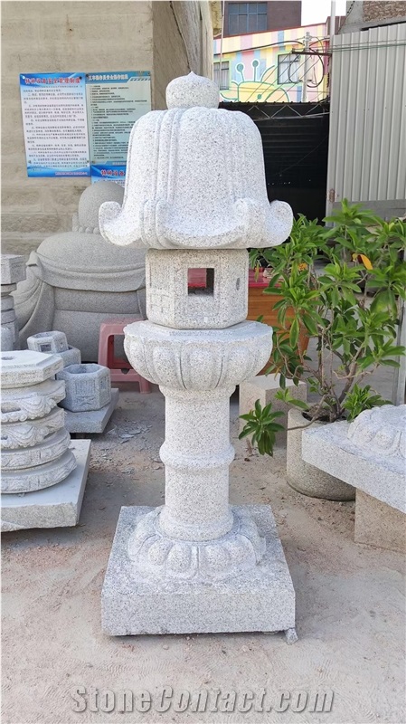 Landscaping Design Stone Lantern Granite Garden Lamps