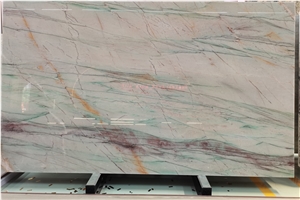 Luxury Stone Bathroom Tile Quartzite Aurora Borealis Slab