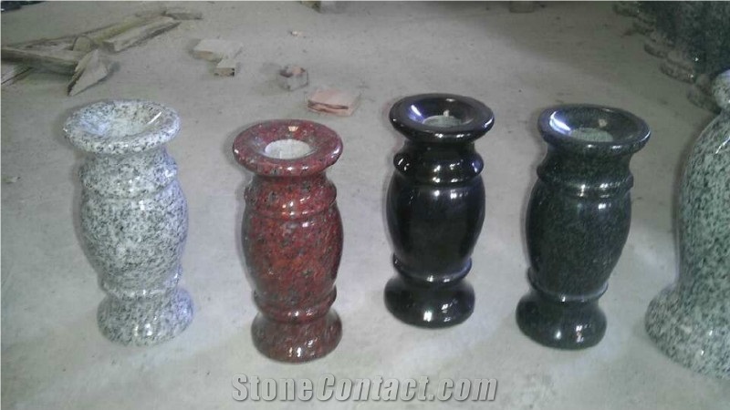 Memorial Stone Accessories Sculpture Granite Monumental Lantern
