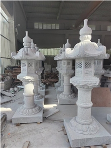 Temple Garden Stone Lantern Granite Japanese Landscape Lamps