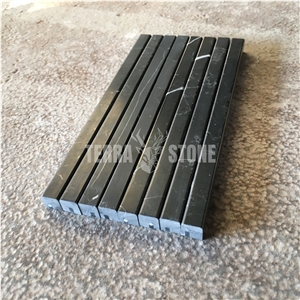 Nature Marble Pencil Trim Nero Marquina Black Skirting