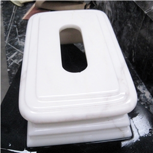 Royal White Marble Tissue Paper Box