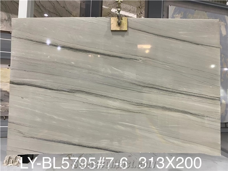 18MM Polished Silver Shadow Quartzite Slab Tiles