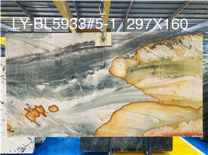 High Quality Polished Lotus Quartzite Slab
