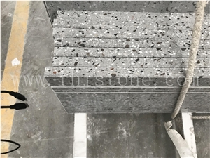 Grey Terrazzo Step&Riser Terrazzo Stairs Staircase Inorganic