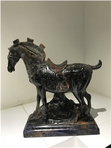 The Antique Statue Of Horse Stepping On A Swallow Collection