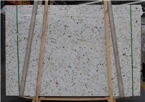 Hot New Translucent White Terrazzo With Light