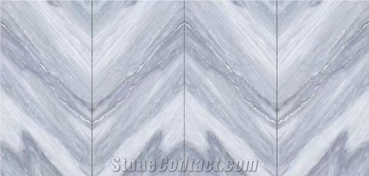 Blue Artificial Porcelain Wall And Floor Slabs For Decors