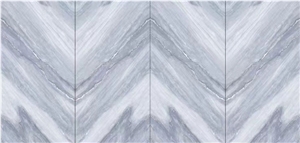 Blue Artificial Porcelain Wall And Floor Slabs For Decors