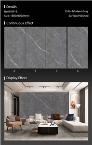 Chinese Best Quality Modern Grey Porcelain Slabs For Wall