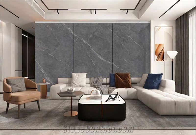 Chinese Best Quality Modern Grey Porcelain Slabs For Wall