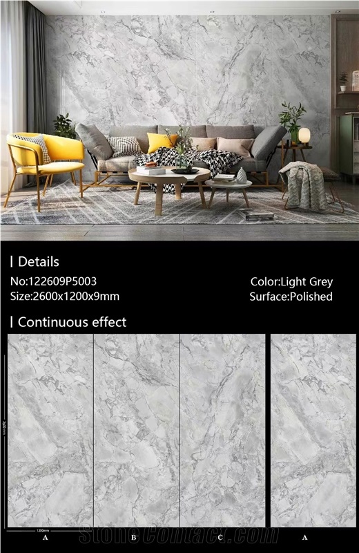 Chinese BEST Sell Light Grey Artificial Porcelain For Walls