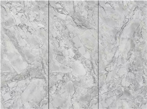 Light Grey Artificial Porcelain Slabs Use For House Decor