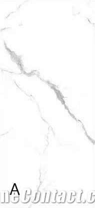White Calacatta Artificial Porcelain Stone Slabs For Wall