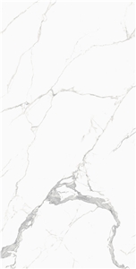 1600*3200MM GLOSSY AGRA WHITE SINTERED STONE