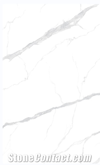 1600*3200MM GLOSSY FRAGRANT SNOW WHITE PORCELAIN SLAB