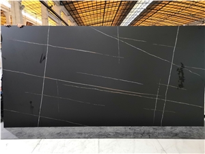 1600*3200MM LAURENT BLACK GOLD MATT SINTERED STONE SLAB