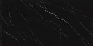 1600*3200MM NEW BLACK MARQUINA MATT PORCELAIN SLAB