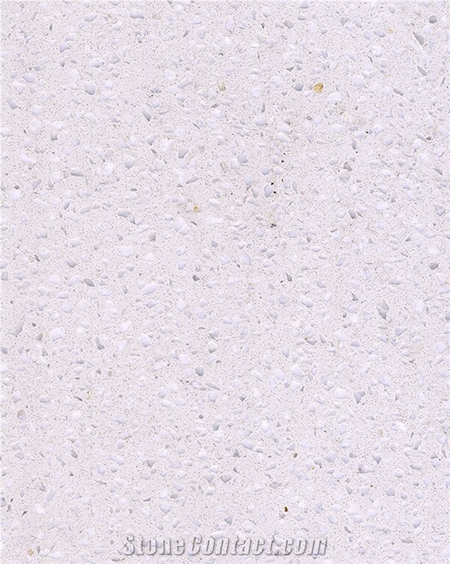B7-27- Artificial Stone White Terrazzo Floor  &Wall Tiles