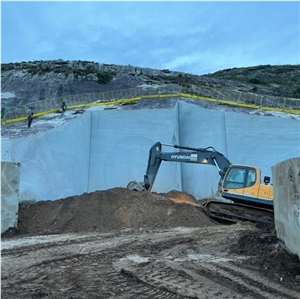 White Impact Quartzite Quarry