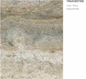Silver Travertine Tiles, Slabs