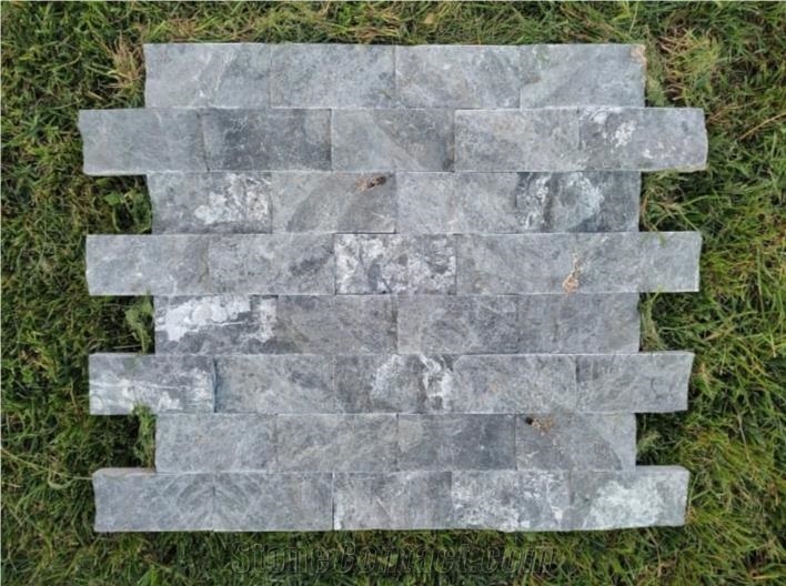 Grey Marble Stacked Stone Veneer