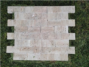 Silver Travertine Wall Cladding Panels, Ledger Veneer